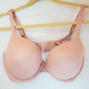 Victoria's Secret Body By Victoria Cream Push-Up Perfect Shape Bra Size 36DD